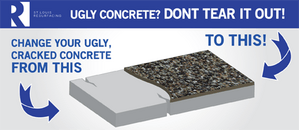 Contact Us 1 St. Louis Resurfacing with pebble-stone epoxy over concrete diagram