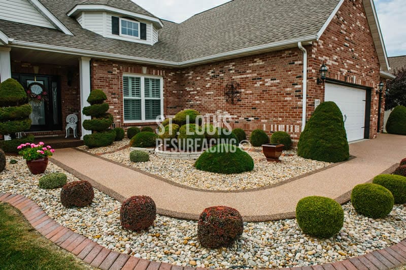 About 2 epoxy-stone porch, walkway, sidewalk resurfacing in st. louis, missouri. pebble-stone epoxy porch stl, mo.